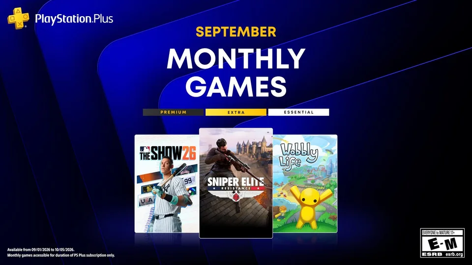 PlayStation Plus в сентябре: Sniper Elite: Resistance, MLB The Show 26, Wobbly Life и Chained Echoes